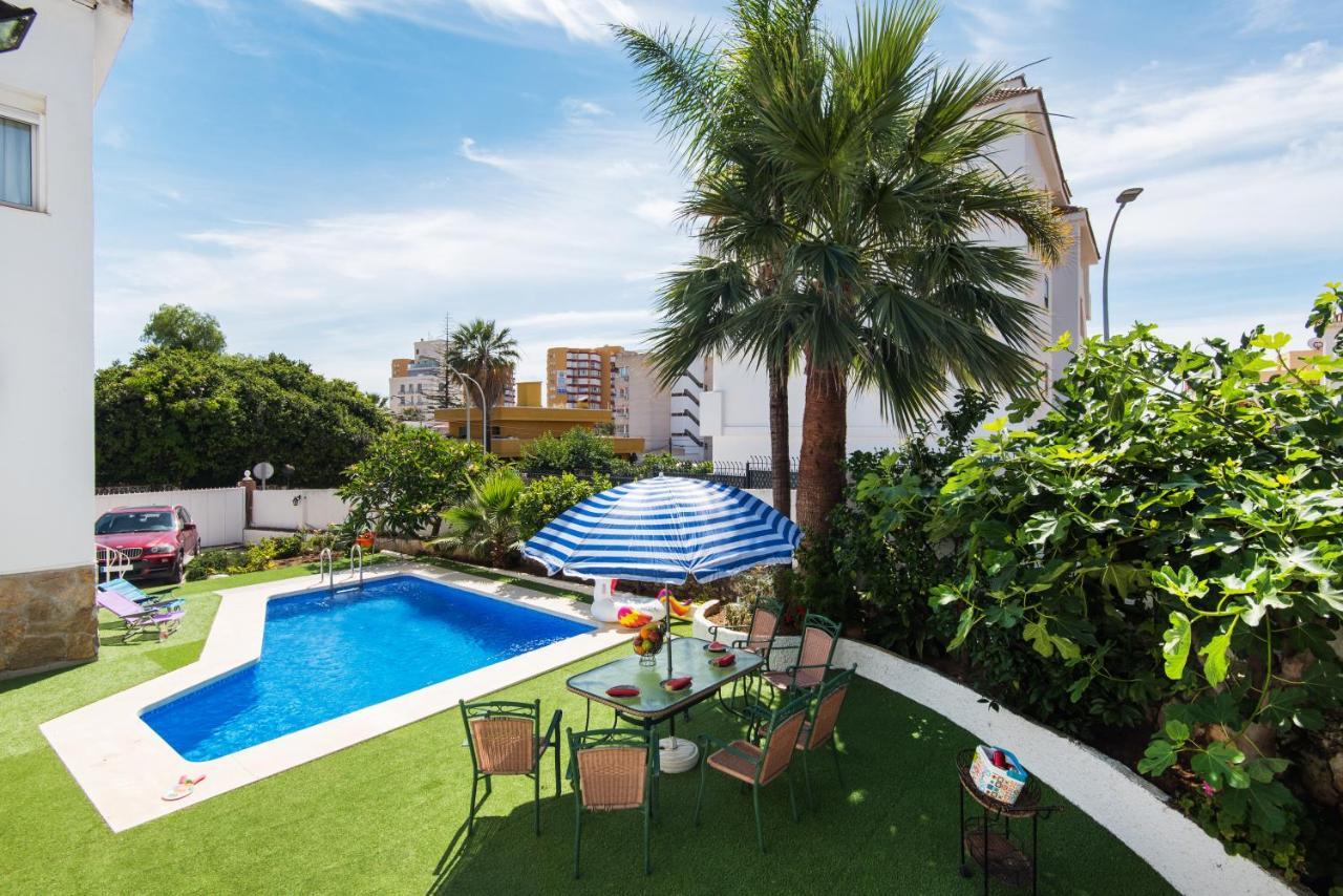 Villa Palm Beach Marina Benalmadena 3 Min Walking From The Sea Extérieur photo