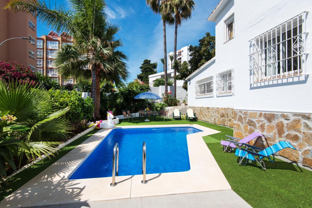 Villa Palm Beach Marina Benalmadena 3 Min Walking From The Sea Extérieur photo